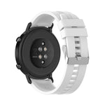 Per Huawei Watch GT 2 cinturino da polso di ricambio in silicone da 42 mm, with Silver Buckle