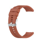 Per Huawei Watch GT 2 cinturino da polso di ricambio in silicone da 42 mm, with Silver Buckle