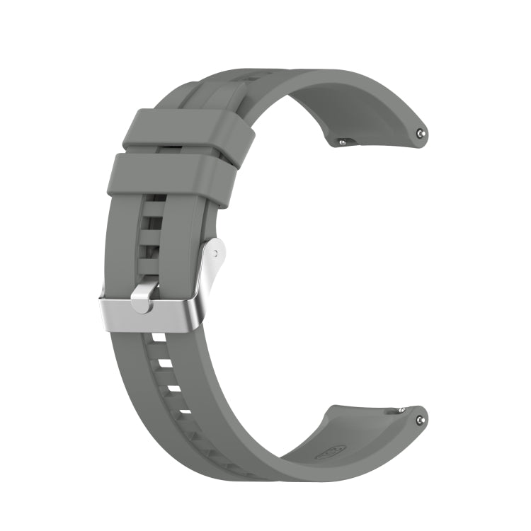 Per Huawei Watch GT 2 cinturino da polso di ricambio in silicone da 42 mm, with Silver Buckle