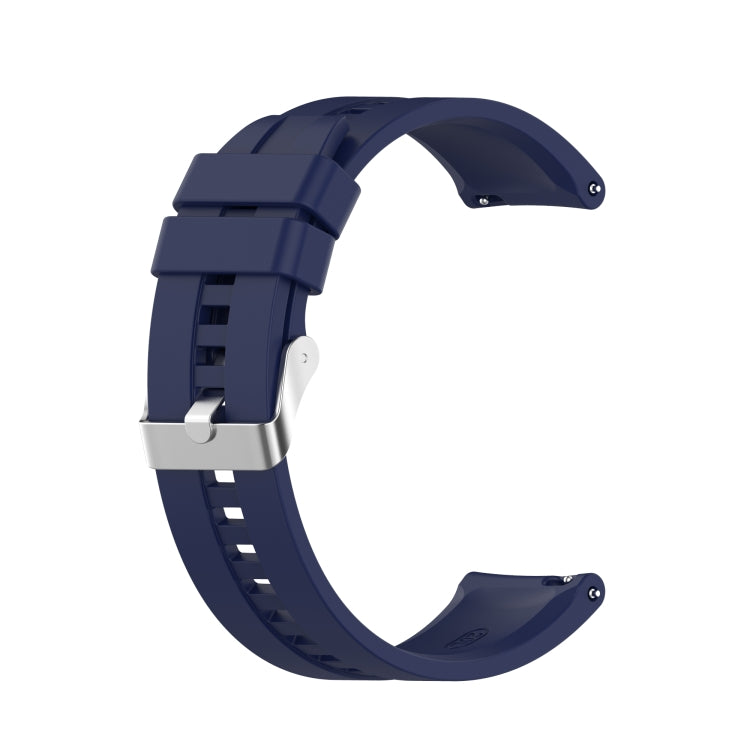 Per Huawei Watch GT 2 cinturino da polso di ricambio in silicone da 42 mm, with Silver Buckle