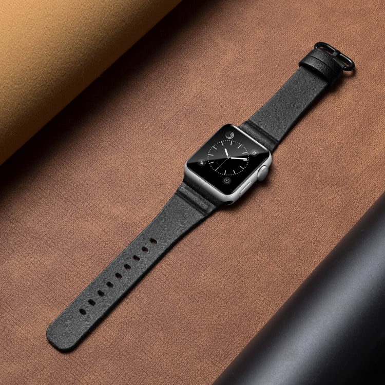 Cinturini di ricambio in vera pelle, For Apple Watch Series 7 45mm / 6 & SE & 5 & 4 44mm / 3 & 2 & 1 42mm, For Apple Watch Series 7 41mm / 6 & SE & 5 & 4 40mm / 3 & 2 & 1 38mm
