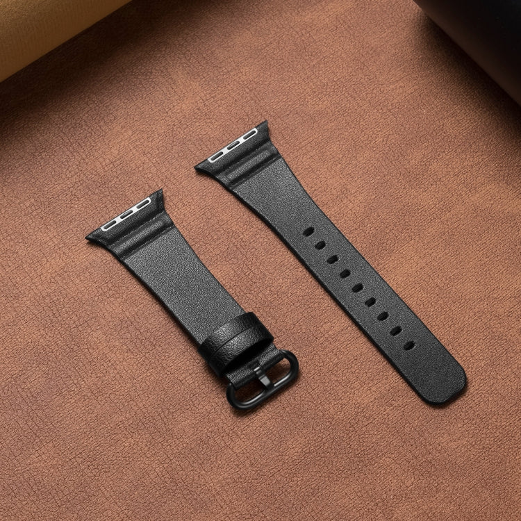 Cinturini di ricambio in vera pelle, For Apple Watch Series 7 45mm / 6 & SE & 5 & 4 44mm / 3 & 2 & 1 42mm, For Apple Watch Series 7 41mm / 6 & SE & 5 & 4 40mm / 3 & 2 & 1 38mm