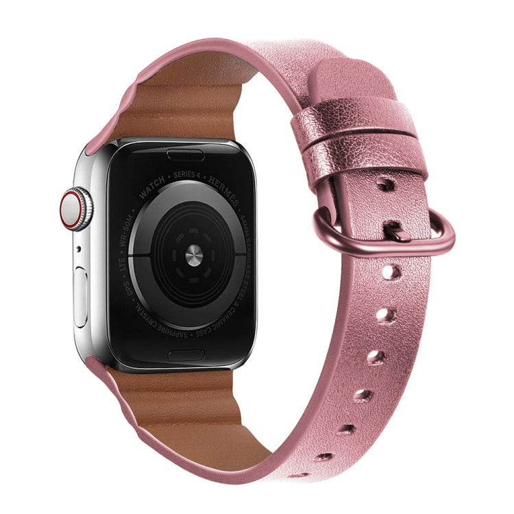 Cinturini di ricambio in vera pelle, For Apple Watch Series 7 45mm / 6 & SE & 5 & 4 44mm / 3 & 2 & 1 42mm, For Apple Watch Series 7 41mm / 6 & SE & 5 & 4 40mm / 3 & 2 & 1 38mm