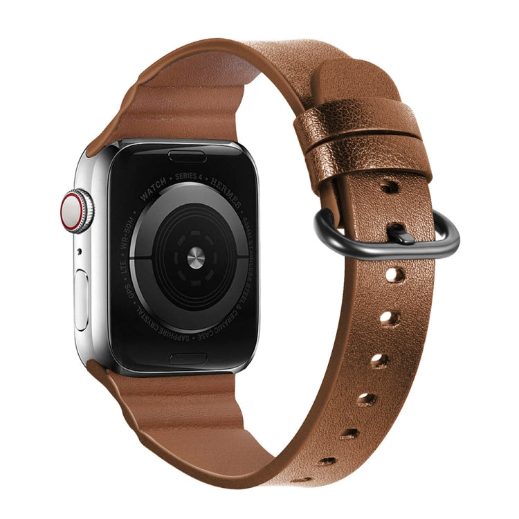 Cinturini di ricambio in vera pelle, For Apple Watch Series 7 45mm / 6 & SE & 5 & 4 44mm / 3 & 2 & 1 42mm, For Apple Watch Series 7 41mm / 6 & SE & 5 & 4 40mm / 3 & 2 & 1 38mm