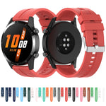 Per Huawei Watch GT 2 cinturino da polso di ricambio in silicone da 46 mm, with Black Buckle