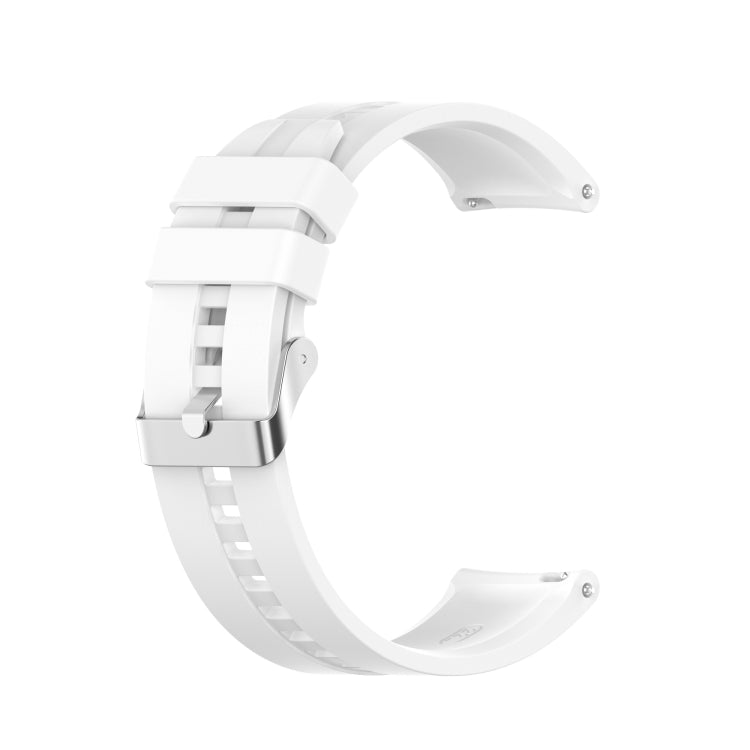 Per Huawei Watch GT 2 cinturino da polso di ricambio in silicone da 46 mm, with Silver Buckle