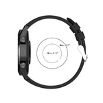 Per Huawei Watch GT 2 cinturino da polso di ricambio in silicone da 46 mm, with Silver Buckle