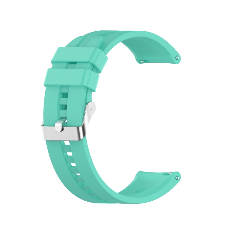 Per Huawei Watch GT 2 cinturino da polso di ricambio in silicone da 46 mm, with Silver Buckle