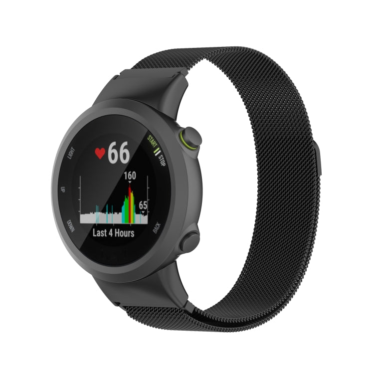 Per Garmin Forerunner 45 / 45S / Swim2 cinturino da polso di ricambio milanese, For Garmin Forerunner 45 / 45S
