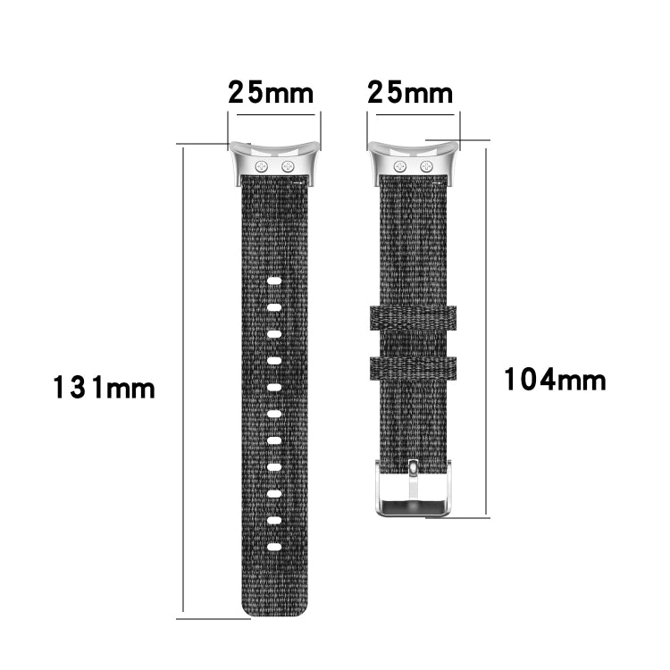 Per Garmin Forerunner 45 / 45S / Swim 2 cinturino da polso di ricambio universale in tela di nylon, For Garmin Forerunner 45 / 45S