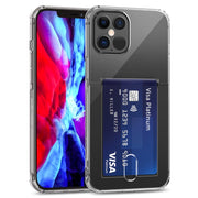 Custodia protettiva trasparente in TPU con slot per schede, For iPhone 12, For iPhone 12 Mini