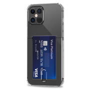 Custodia protettiva trasparente in TPU con slot per schede, For iPhone 12, For iPhone 12 Mini