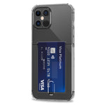 Custodia trasparente in TPU con slot per schede per iPhone 12 Pro