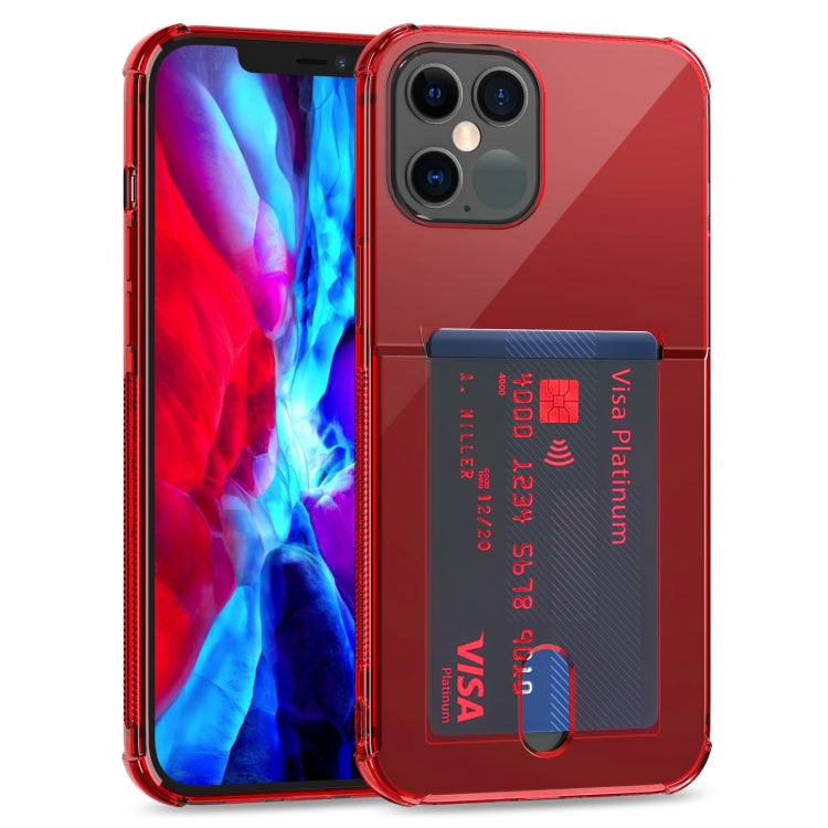 Custodia trasparente in TPU con slot per schede per iPhone 12 Pro