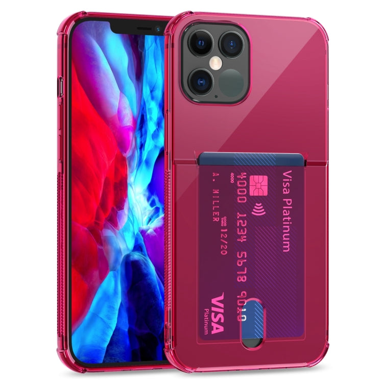 Custodia trasparente in TPU con slot per schede per iPhone 12 Pro