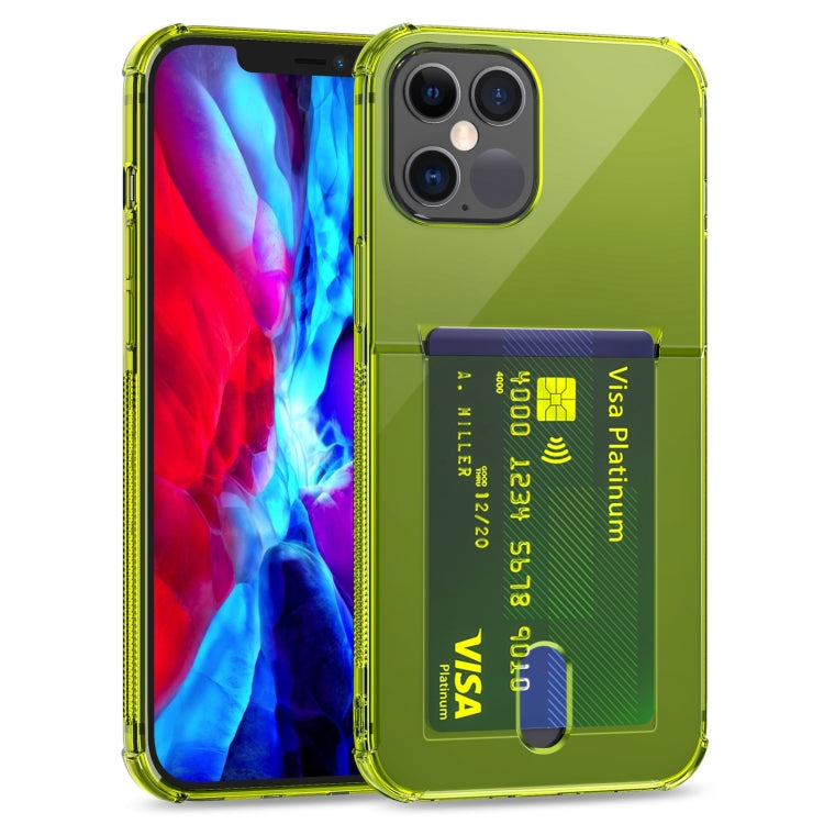 Custodia trasparente in TPU con slot per schede per iPhone 12 Pro
