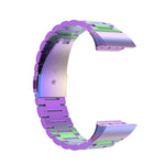 Per Garmin Forerunner 35/30 cinturino da polso di ricambio universale in acciaio inossidabile con tre perline, For Garmin Forerunner 35 / 30