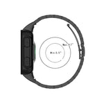 Per Garmin Forerunner 35/30 cinturino da polso di ricambio universale in acciaio inossidabile con tre perline, For Garmin Forerunner 35 / 30