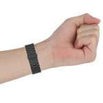 Per Garmin Forerunner 35/30 cinturino da polso di ricambio universale in acciaio inossidabile con tre perline, For Garmin Forerunner 35 / 30