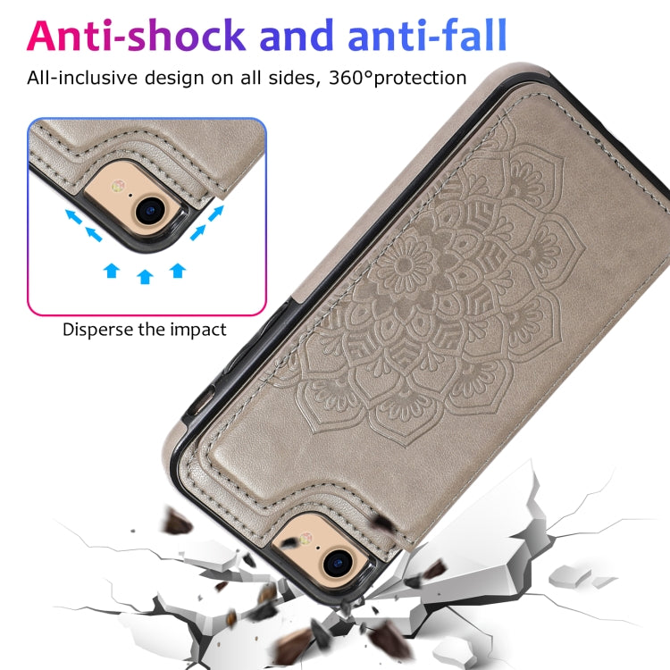 Custodia portafoglio PU TPU con slot carte per iPhone