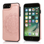 Custodia portafoglio PU TPU con slot carte per iPhone