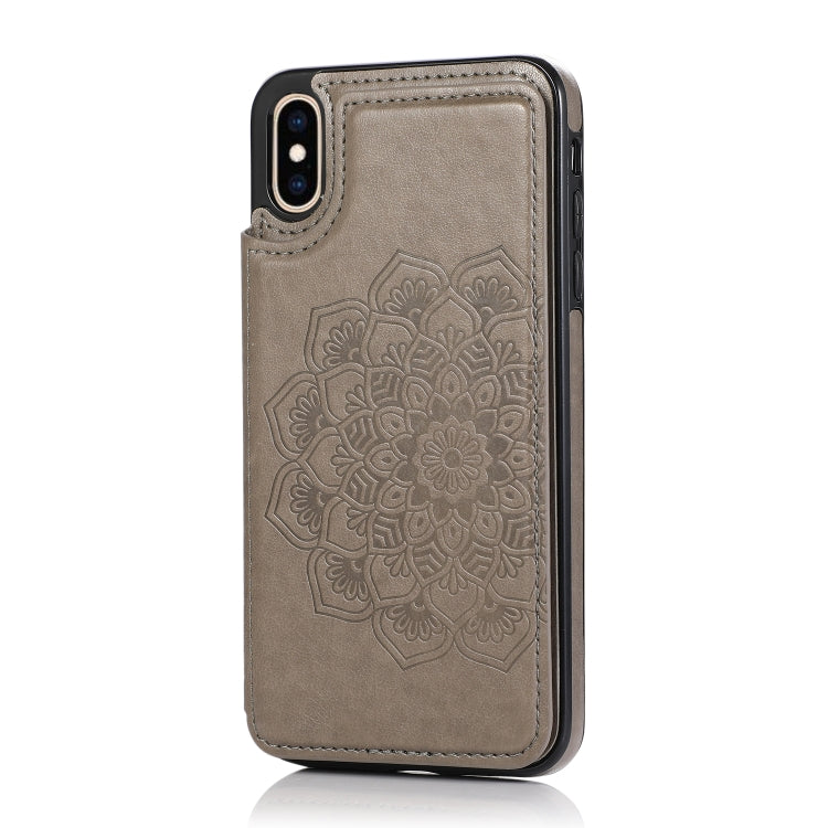 Custodia portafoglio PU TPU con slot carte per iPhone XS Max