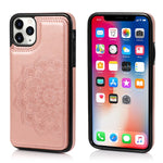 Custodia portafoglio PU TPU con slot carte per iPhone XS Max
