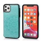 Custodia portafoglio PU TPU con slot carte per iPhone XS Max