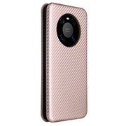 Struttura in fibra di carbonio Flip orizzontale magnetico Custodia in pelle TPU + PC + PU con slot per schede, For Huawei Mate 40, For Samsung Galaxy S21 Ultra 5G, For LG K52 / K62, For vivo V20 Pro 5G