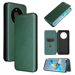 Custodia portafoglio magnetica in pelle con slot carte