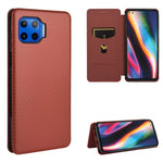 Custodia portafoglio magnetica in pelle con slot carte
