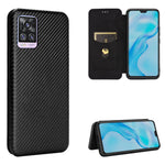 Custodia portafoglio magnetica in pelle TPU per Vivo V20 Pro
