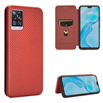 Custodia portafoglio magnetica in pelle TPU per Vivo V20 Pro