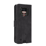 Tinta unita Skin Feel Fibbia magnetica Flip orizzontale Custodia in pelle PU con struttura in vitello con supporto e slot per schede e portafoglio, For Oukitel WP5
