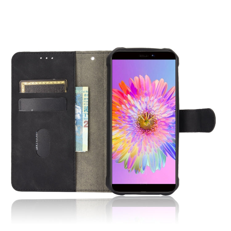 Tinta unita Skin Feel Fibbia magnetica Flip orizzontale Custodia in pelle PU con struttura in vitello con supporto e slot per schede e portafoglio, For Oukitel WP5