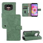 Tinta unita Skin Feel Fibbia magnetica Flip orizzontale Custodia in pelle PU con struttura in vitello con supporto e slot per schede e portafoglio, For Oukitel WP5