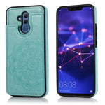 Custodia protettiva in PU + TPU con motivo mandala a doppia fibbia con slot per schede e supporto e cornice per foto, For Huawei Mate 20, For Huawei Mate 20 Lite, For Huawei Mate 20 Pro, For Huawei Mate 30