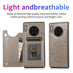 Custodia protettiva in PU + TPU con motivo mandala a doppia fibbia con slot per schede e supporto e cornice per foto, For Huawei Mate 30 Pro, For Huawei P30, For Huawei P30 Lite, For Huawei P40 Lite