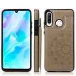 Custodia protettiva in PU + TPU con motivo mandala a doppia fibbia con slot per schede e supporto e cornice per foto, For Huawei Mate 30 Pro, For Huawei P30, For Huawei P30 Lite, For Huawei P40 Lite