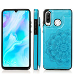 Custodia protettiva in PU + TPU con motivo mandala a doppia fibbia con slot per schede e supporto e cornice per foto, For Huawei Mate 30 Pro, For Huawei P30, For Huawei P30 Lite, For Huawei P40 Lite