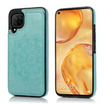 Custodia protettiva in PU + TPU con motivo mandala a doppia fibbia con slot per schede e supporto e cornice per foto, For Huawei Mate 30 Pro, For Huawei P30, For Huawei P30 Lite, For Huawei P40 Lite