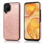 Custodia protettiva in PU + TPU con motivo mandala a doppia fibbia con slot per schede e supporto e cornice per foto, For Huawei Mate 30 Pro, For Huawei P30, For Huawei P30 Lite, For Huawei P40 Lite