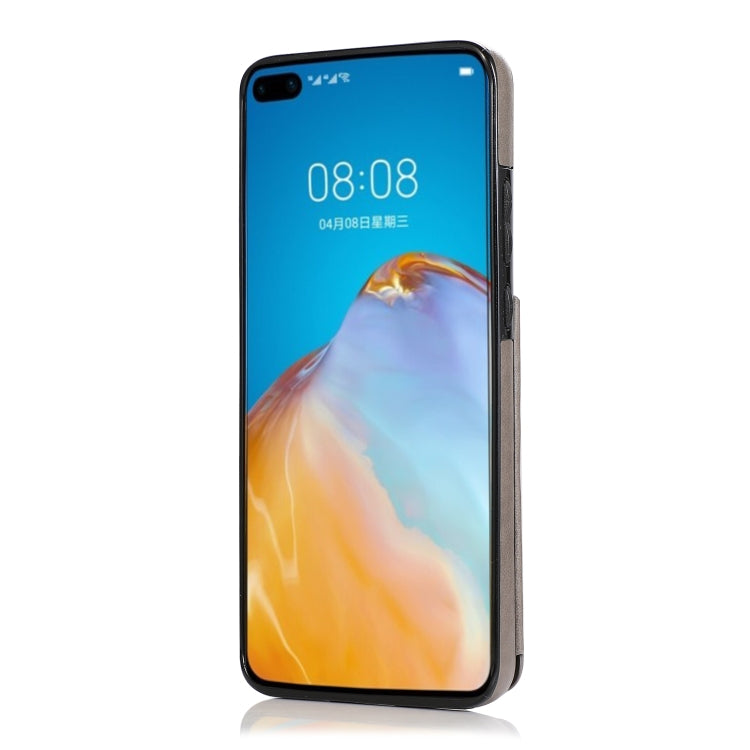 Custodia protettiva in PU + TPU con motivo mandala a doppia fibbia con slot per schede e supporto e cornice per foto, For Huawei P40 Pro, For Huawei P30 Pro, For Huawei P40