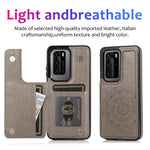 Custodia protettiva in PU + TPU con motivo mandala a doppia fibbia con slot per schede e supporto e cornice per foto, For Huawei P40 Pro, For Huawei P30 Pro, For Huawei P40