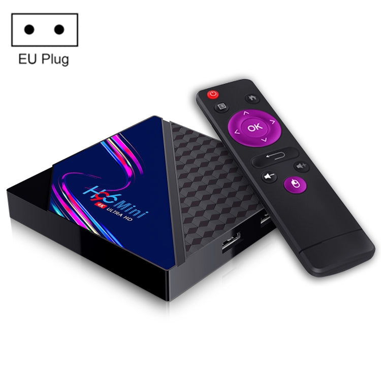 H96 Mini V8 4K Smart TV Box con telecomando, Android 10.0, RK3228A Quad-core Cortex-A7, 2GB+16GB, TikTok integrato, supporto DLNA / HDMI / USBx2 / 2.4G WIFI, EU Plug, US Plug, UK Plug, AU Plug