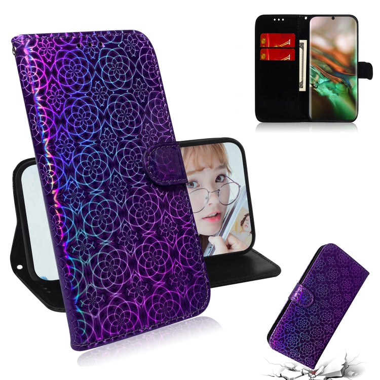 Custodia portafoglio in pelle PU con fibbia magnetica per Galaxy
