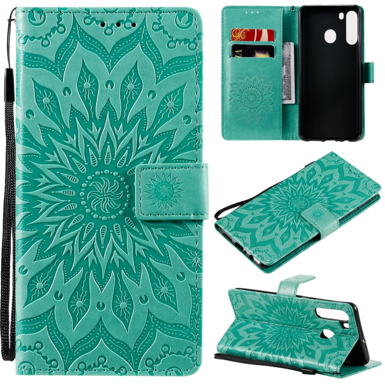 Custodia portafoglio in pelle PU per Samsung Galaxy A21