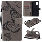 Custodia portafoglio in pelle con farfalle 3D per Galaxy M31s