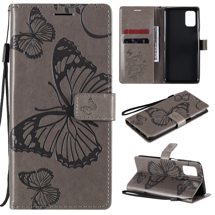 Custodia portafoglio in pelle con farfalle 3D per Galaxy M31s