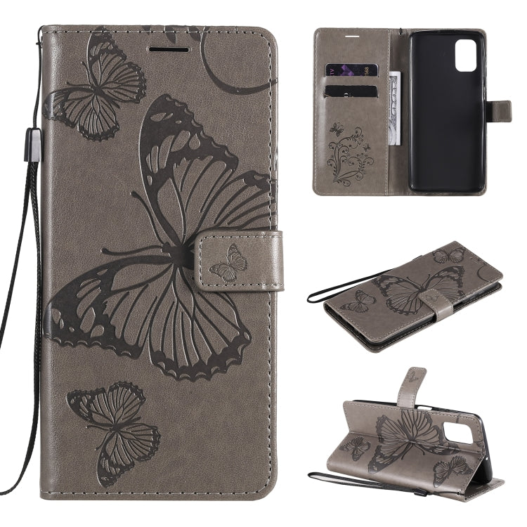 Custodia portafoglio in pelle con farfalle 3D per Galaxy M31s